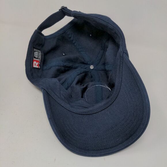 Richardson Mens Slideback Hat Blue Defense Strategies Institute Embroidered Logo - Picture 6 of 7